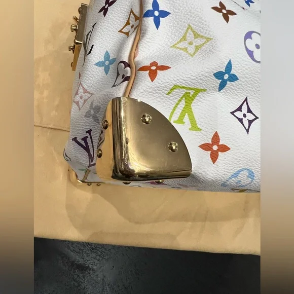 💙🩷Louis Vuitton x Takashi💚💜 White Multicolor Monogram Speedy 30 - Picture 6 of 11